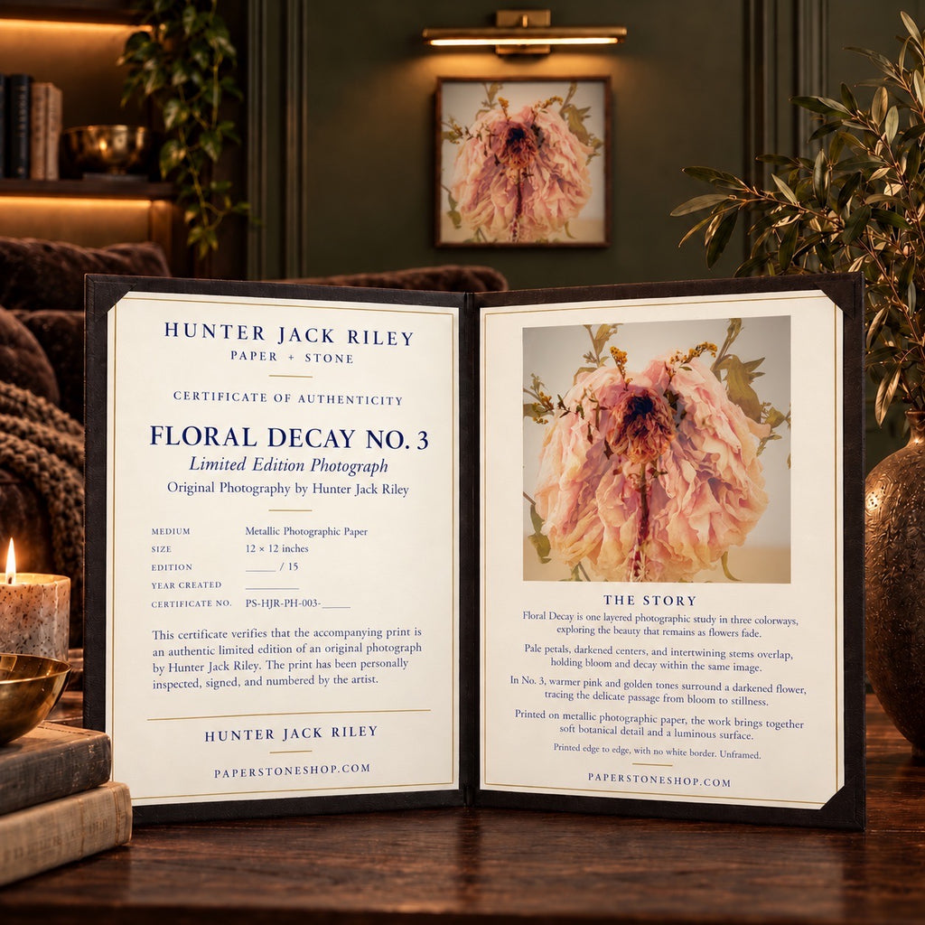 FLORAL DECAY No. 3 (Bright) By Hunter Jack Riley | 12”x12”