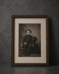 Found Object No. 0011.26 Photograph Boy with his Dog