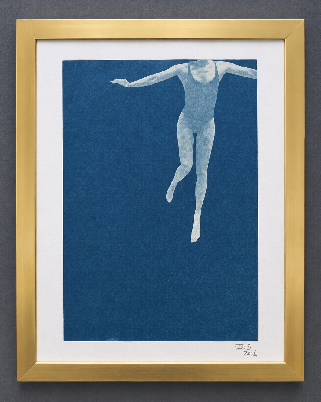 Swimmers Series I – original cyanotype art by Bas Sore, image 6