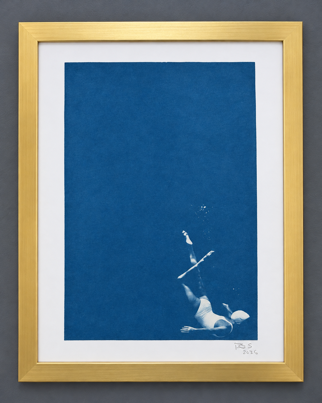 Swimmers Series I – original cyanotype art by Bas Sore, image 5