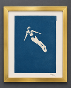 Swimmers Series I – original cyanotype art by Bas Sore, image 4