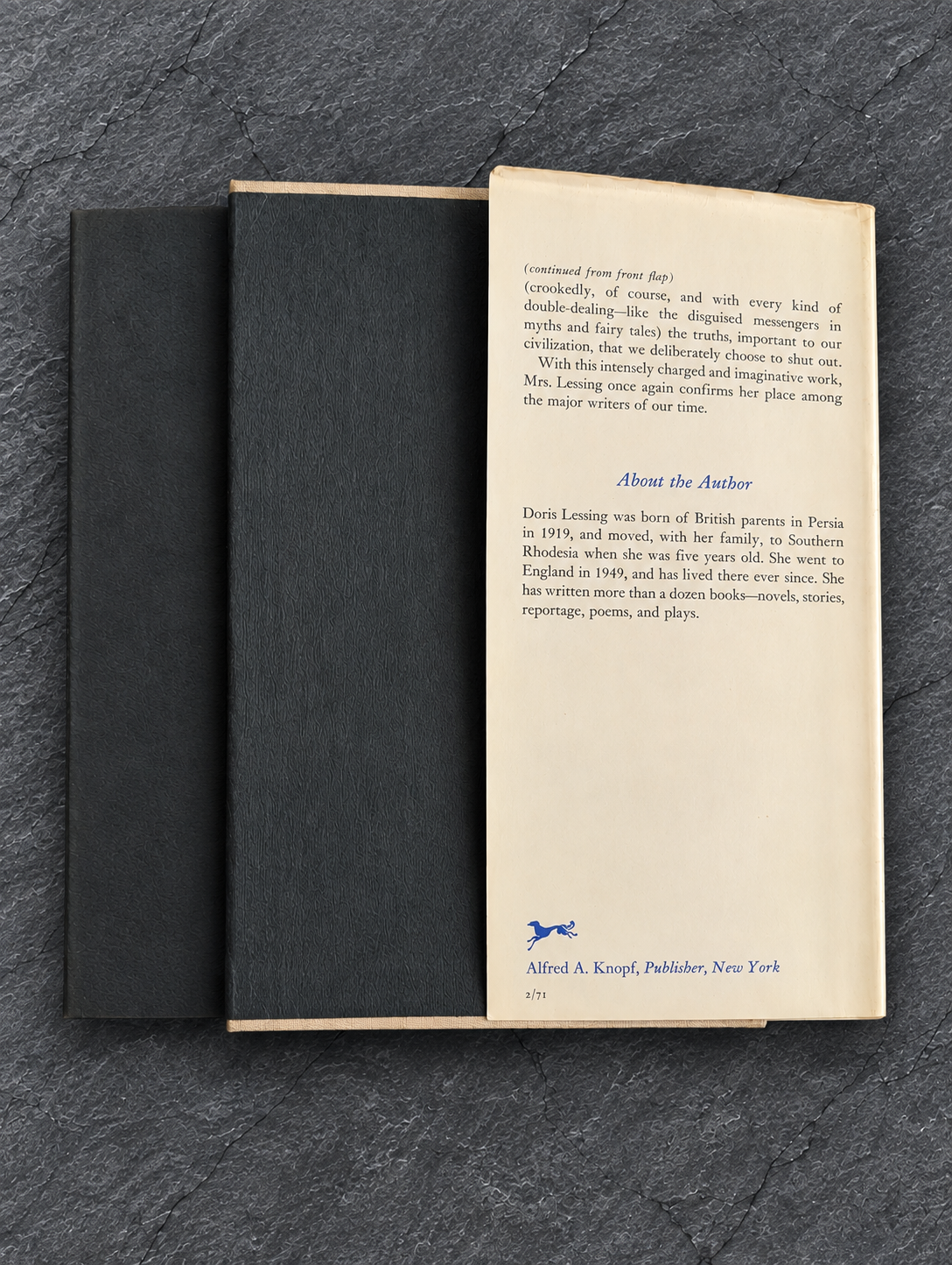 Found Object No.0034.26, New York City, Briefing for a Descent into Hell by Doris Lessing
