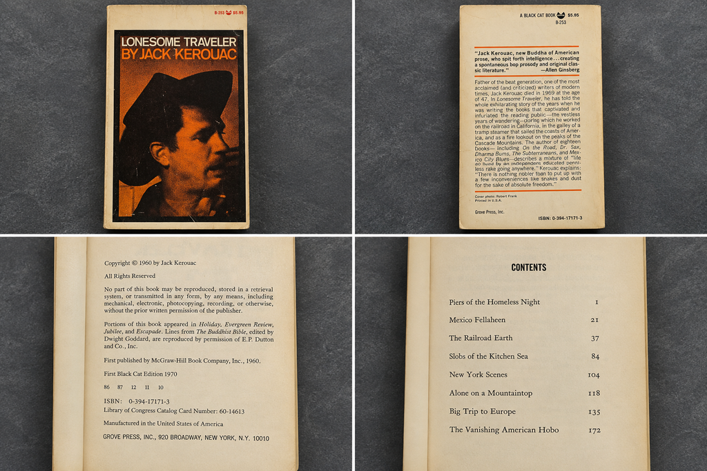 Found Object No. 0056.26 New York City, Lonesome Traveler by Jack Kerouac