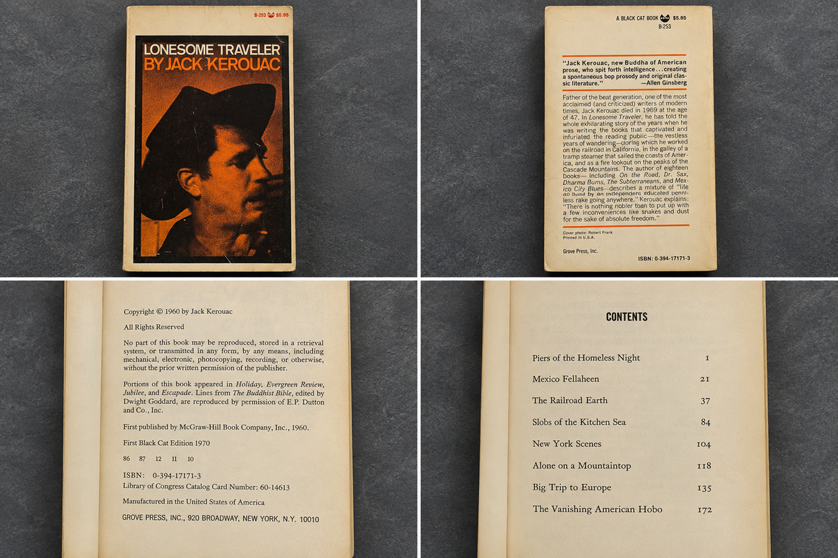 Found Object No. 0056.26 New York City, Lonesome Traveler by Jack Kerouac