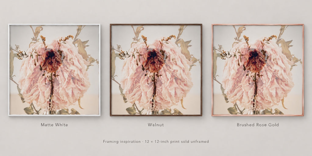 FLORAL DECAY No. 1 (Light) By Hunter Jack Riley | 12”x12”