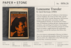 Found Object No. 0056.26 New York City, Lonesome Traveler by Jack Kerouac