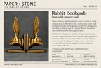 Found Object: No. 0025.26, New York City, Rabbit Bookends