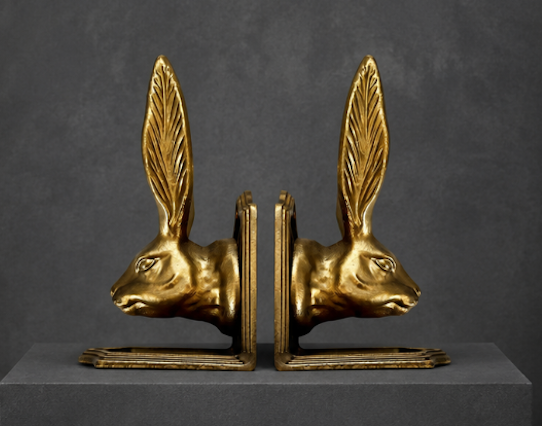 Found Object: No. 0025.26, New York City, Rabbit Bookends