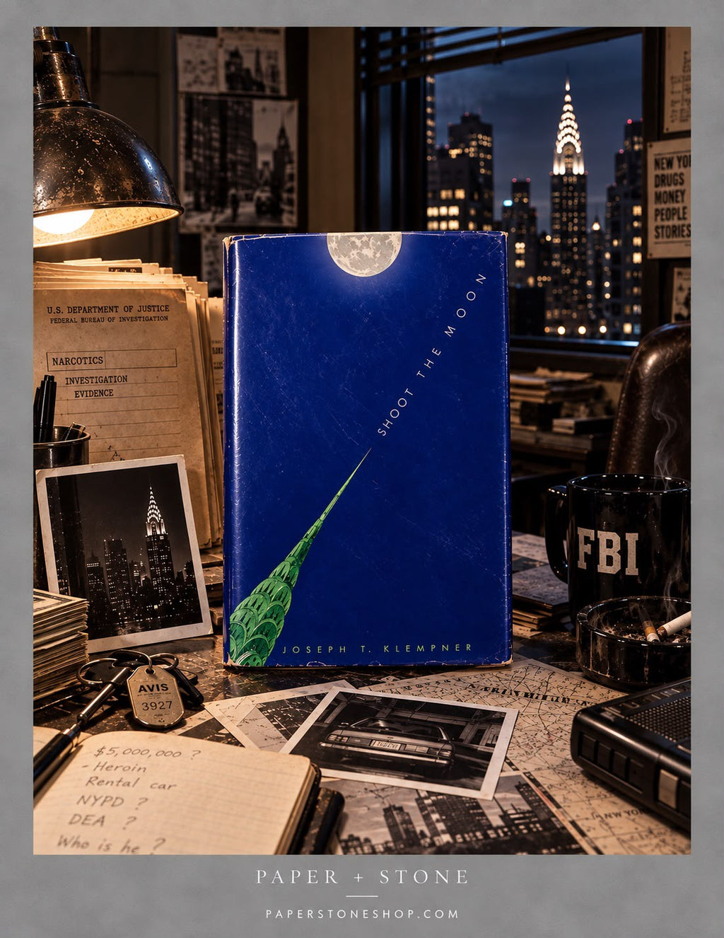 Found Object No. 0029.26, New York City, SHOOT THE MOON by Joseph T. Klempner