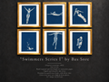 Swimmers Series I – original cyanotype art by Bas Sore
