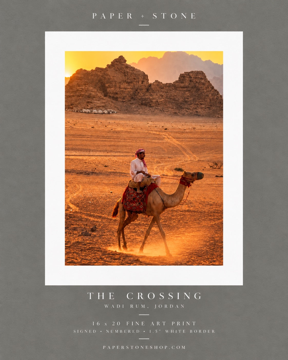 THE CROSSING Wadi Rum, Jordan, 2026 Photography by Lukas Greyson