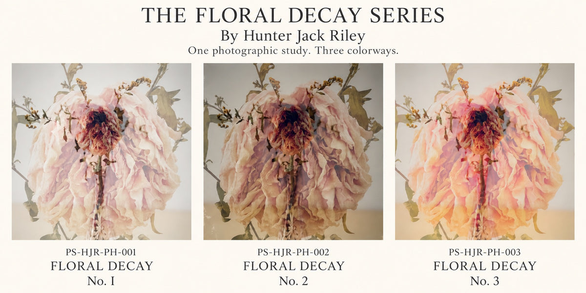 FLORAL DECAY No. 1 (Light) By Hunter Jack Riley | 12”x12”