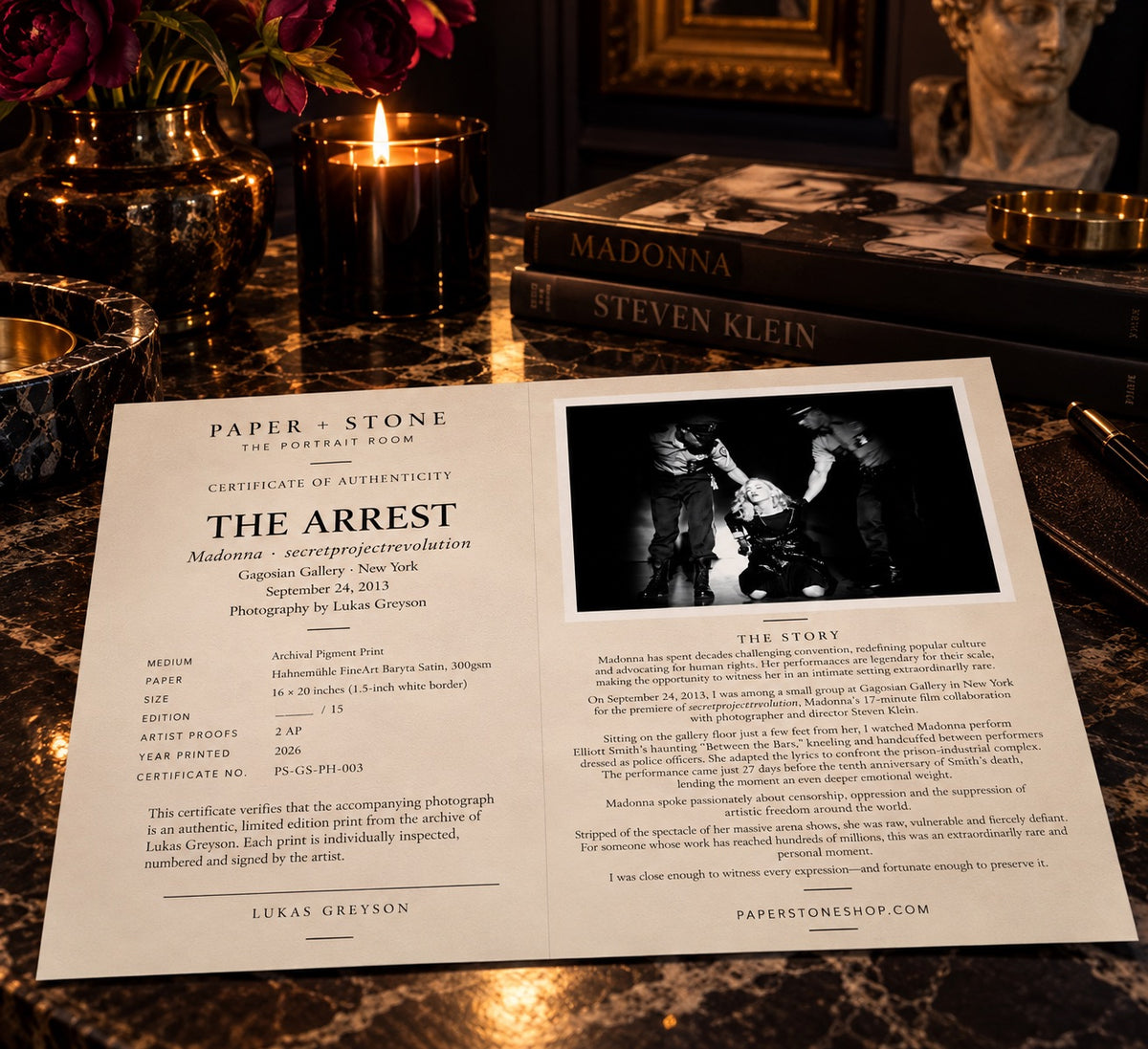 THE ARREST by Lukas Greyson