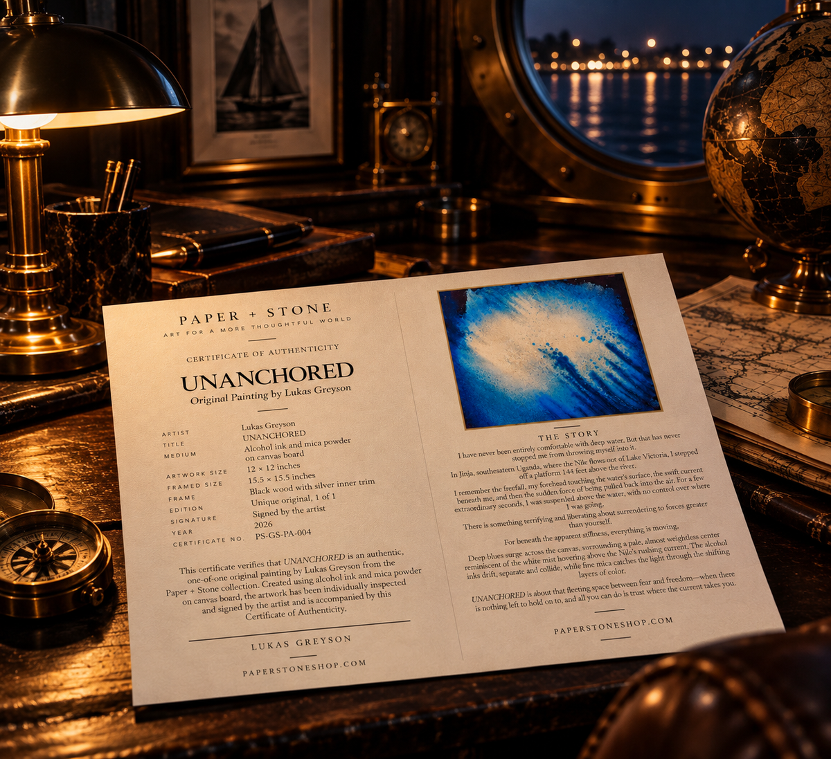 UNANCHORED by Lukas Greyson