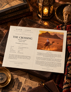 THE CROSSING Wadi Rum, Jordan, 2026 Photography by Lukas Greyson