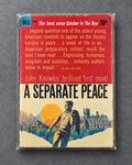 A Separate Peace paperback photographed on gray slate background
