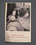 Somewhere Towards the End — photographed copy on Paper + Stone gray slate background