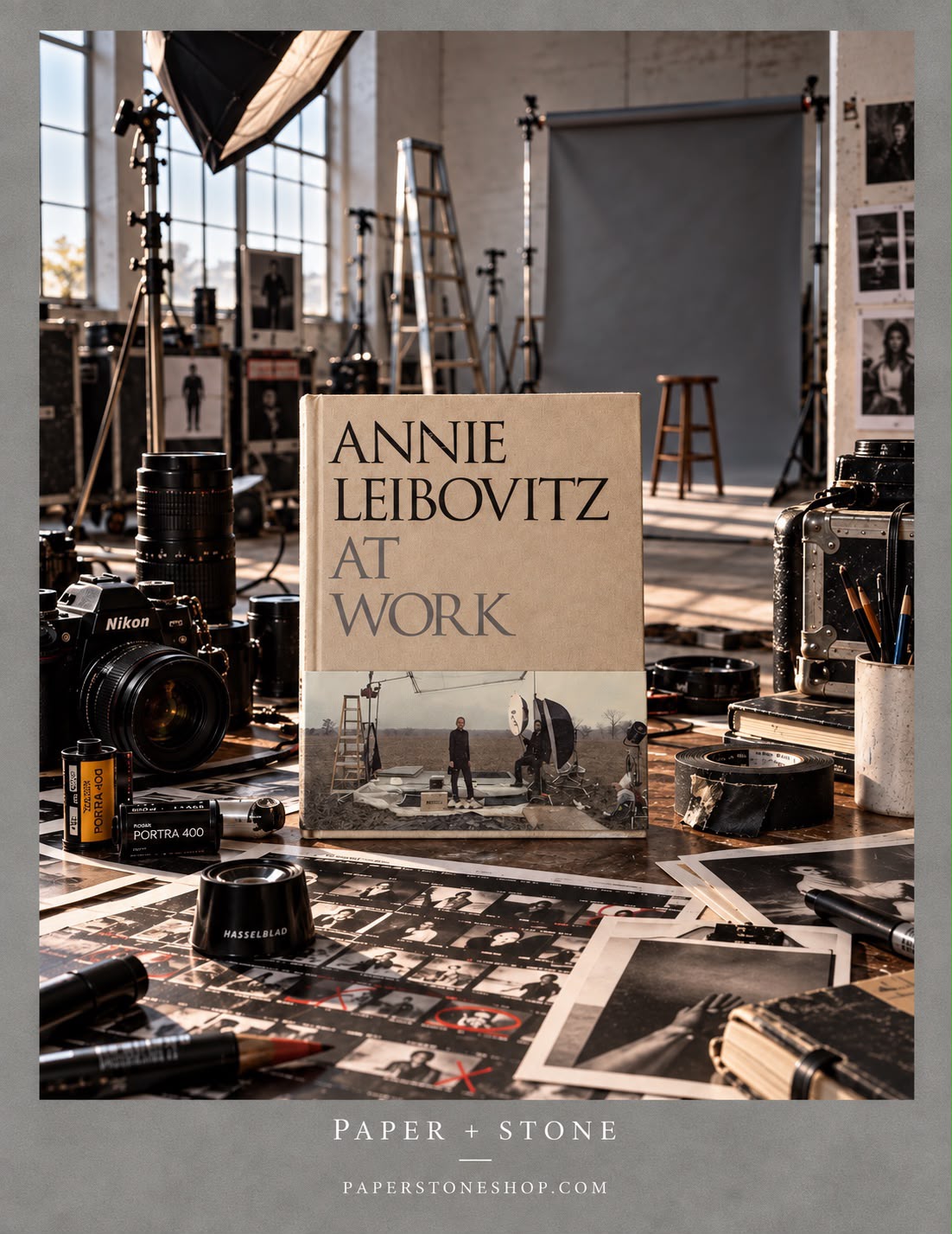 Annie Leibovitz at Work — Annie Leibovitz | Found Object No. 0036.26 | Paper + Stone literary gift