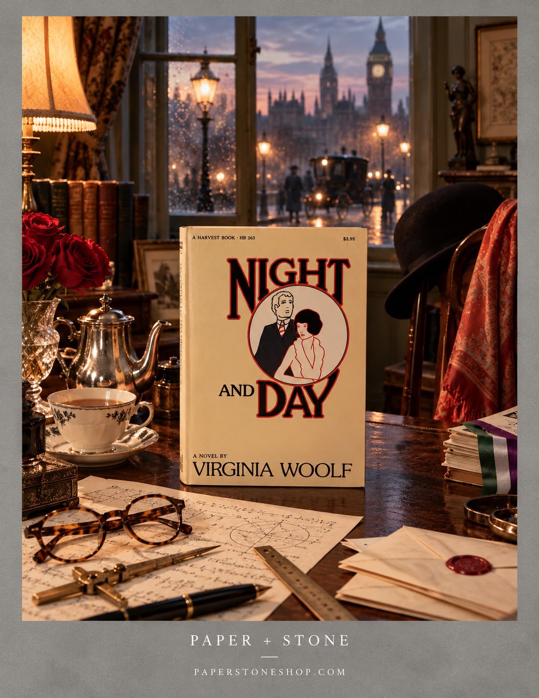 Night and Day — Virginia Woolf | Found Object No. 0046.26 | Paper + Stone literary gift