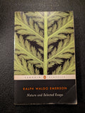Cover of Nature and Selected Essays by Ralph Waldo Emerson, pre-owned paperback book