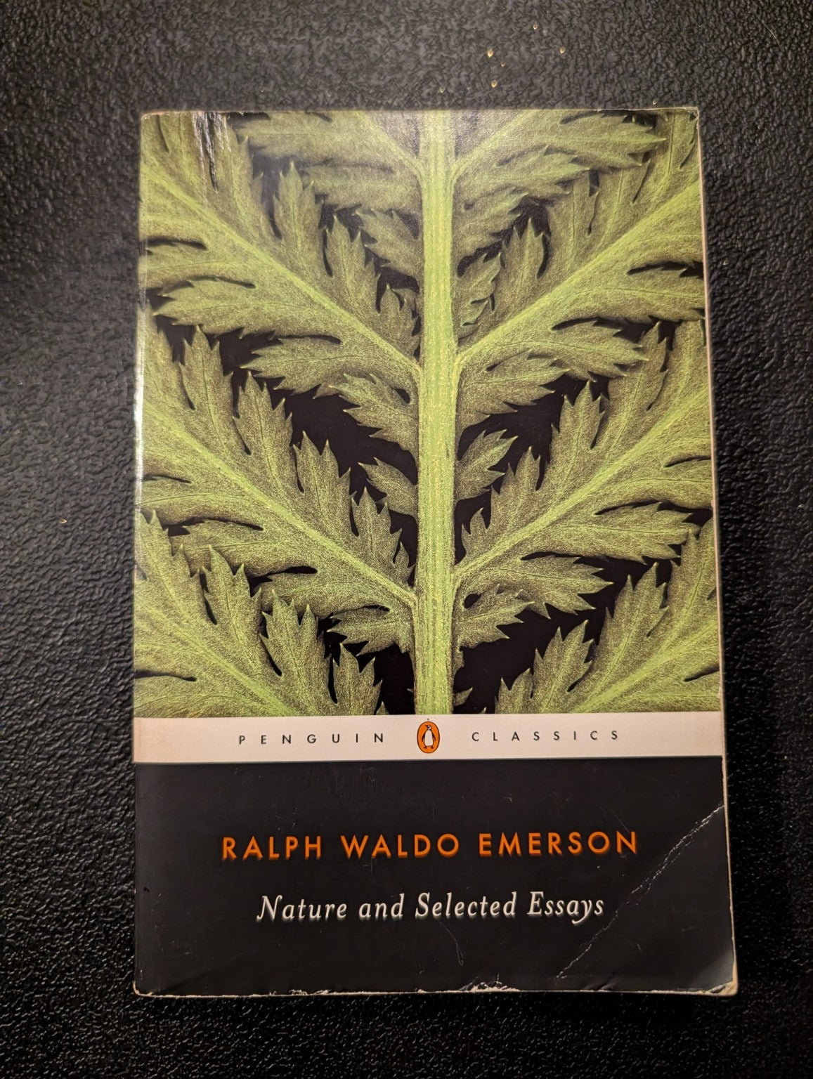 Cover of Nature and Selected Essays by Ralph Waldo Emerson, pre-owned paperback book