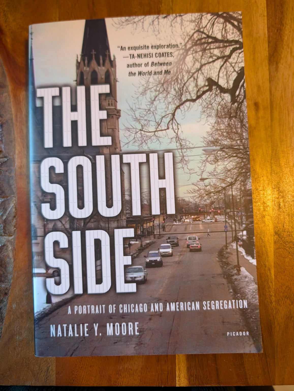 The South Side by Natalie Y. Moore — photograph of actual copy